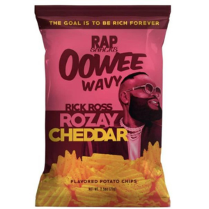 Rap Snacks - Rick Ross Rozay Cheddar Wavy Potato Chips 71g