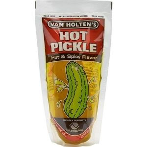 Van Holten's LARGE  HOT (& Spciy) Pickle in a Pouch 12ct