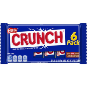 Crunch Fun Size Bars - 6 bars per pack Dated May 23