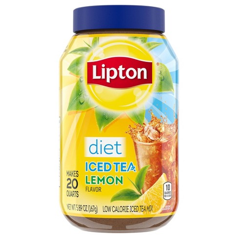 Lipton Diet Iced Tea Mix, Lemon (5.9oz)
