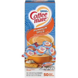 Coffee mate PUMPKIN SPICE Liquid Coffee Creamer 50 Single Serve Portions