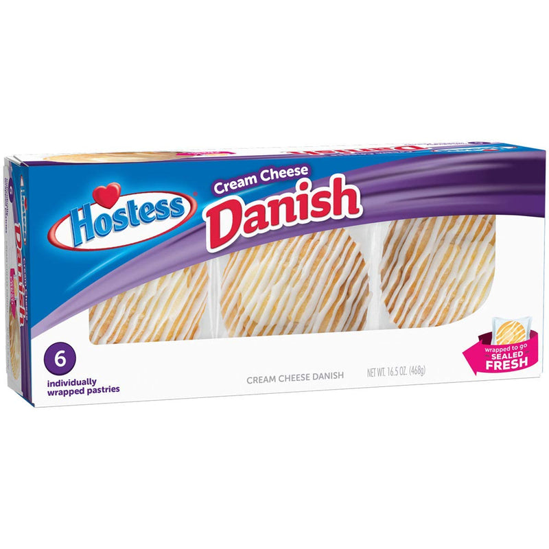 Hostess Cream Cheese Danish 6ct