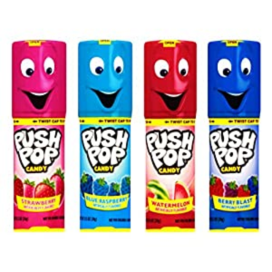 Push Pops Candy Assorted Flvs