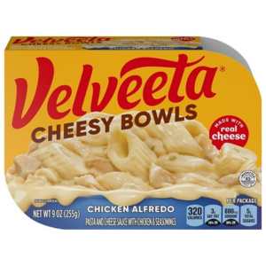 Velveeta Cheesy Bowls Chicken Alfredo