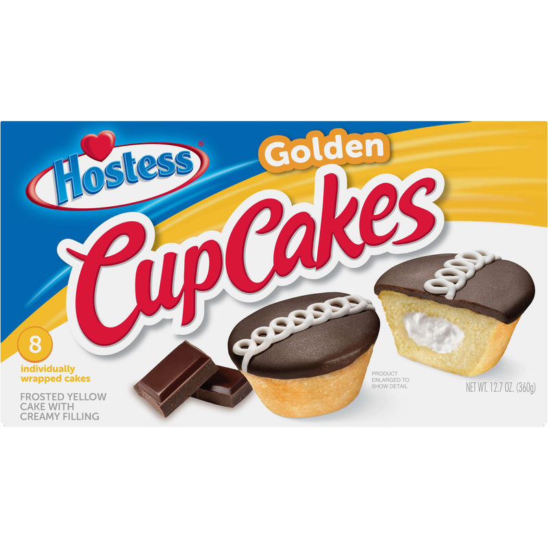 Hostess Golden Cup Cake 8ct