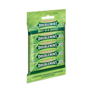 Wrigleys Gum- Doublemint 4x5 Sticks