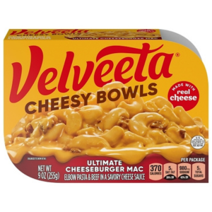 Velveeta Cheesy Bowl Ultimate Cheeseburger Mac