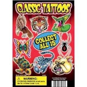 1 inch Toy Capsules - Tattoos x 250 count