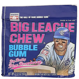 Big League Chew Gum Blue Raspberry
