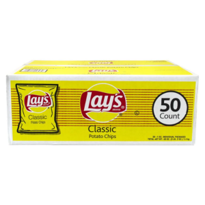 Lay's Classic Potato Chips 1oz (28g) x 50ct Dated (5/12/23)
