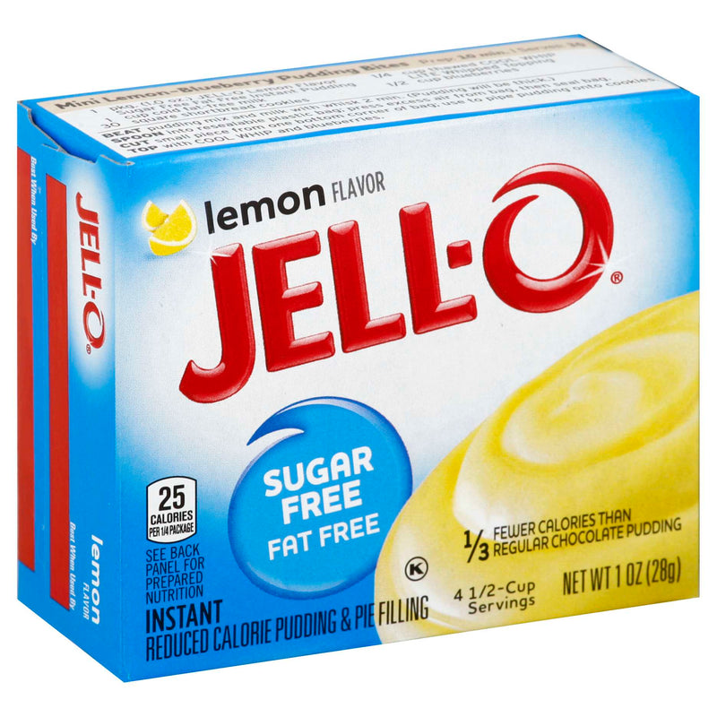 Jell-O Instant Sugar Free Lemon Pudding 1oz (28g)