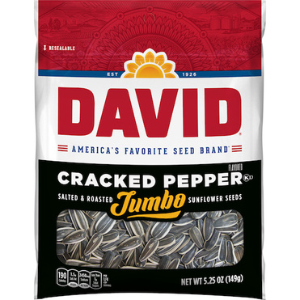 David Sunflower Seeds JUMBO - Cracked Pepper