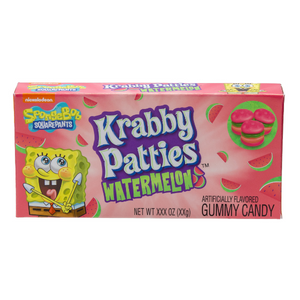 SpongeBob Gummy Krabby patties WATERMELON Theater Box