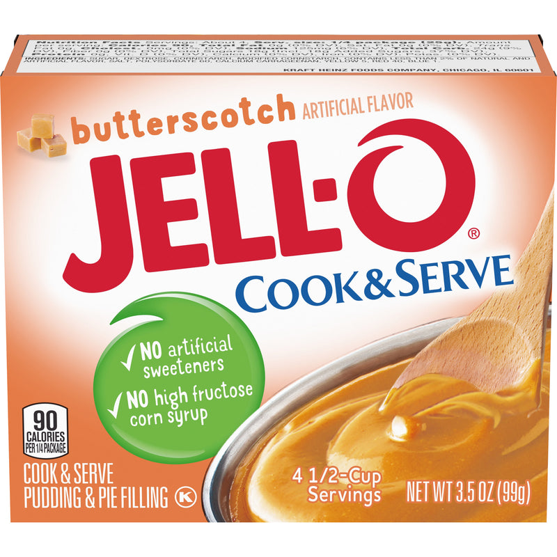 Jell-O Butterscotch Pudding Mix 3.4oz (96g)