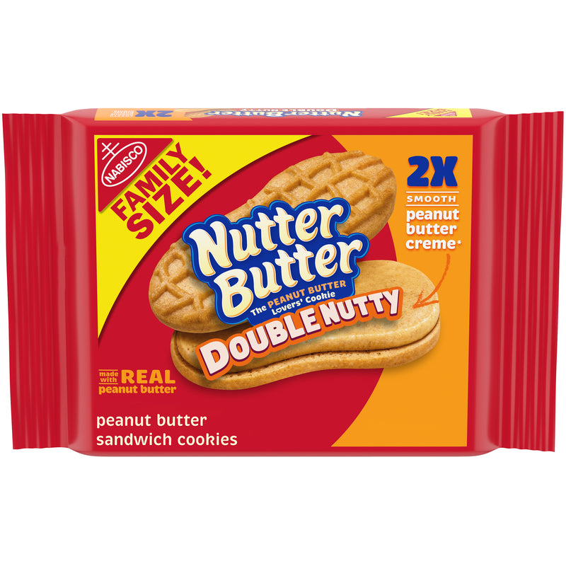 Nutter Butter Family Sized Peanut Butter Sandwich Cookies