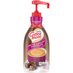 Nestle Coffee Mate SALTED CARAMEL CHOCOLATE Liquid Concentrate Creamer Pump 1.5L