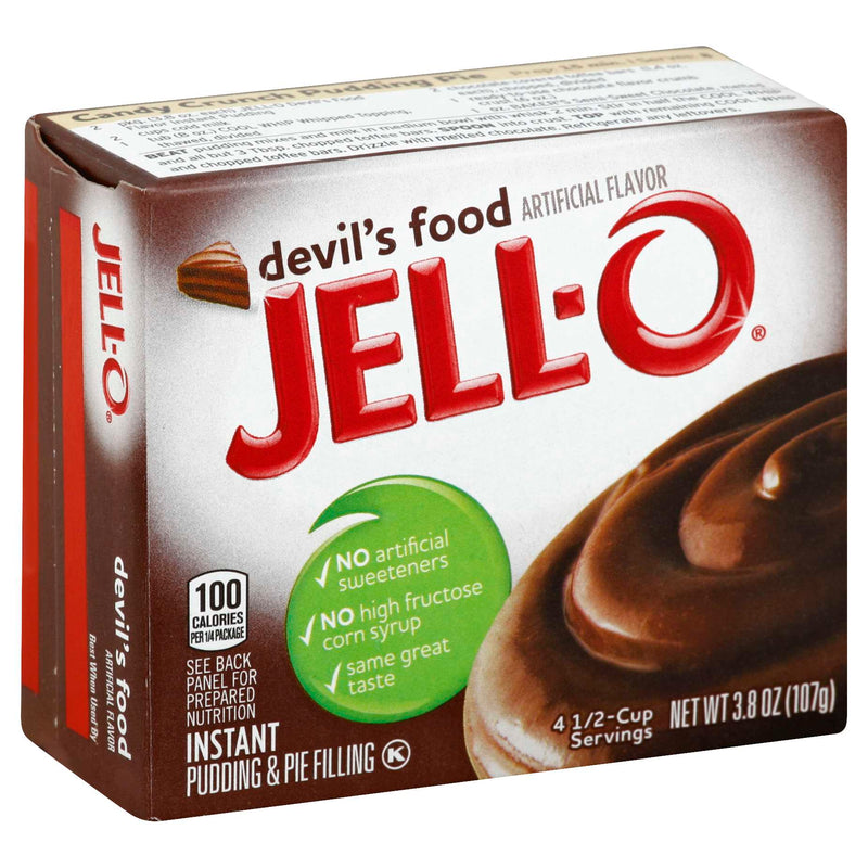 Jell-o Devils Food Instant Pudding 3.4oz (96g)
