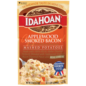 Idahoah Foods Mashed Potatoes - APPLEWOD SMOKED BACON 113g (4oz) Pouch