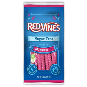Red Vines Twists Sugar Free - Strawberry, Peg Bag