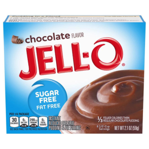 Jell-O Sugar & Fat Free Chocolate Instant Pudding