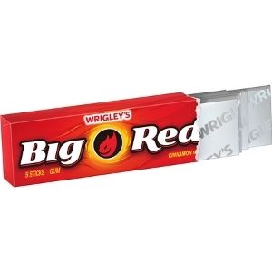 Big Red Gum 5 stick pack 1ct