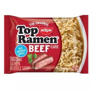 Nissin Ramen Noodles Beef 1ct