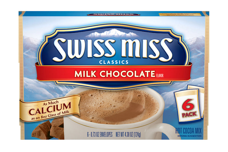 Swiss Miss Classics Milk Chocolate 6ct Box