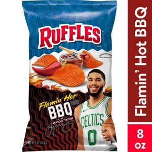 Ruffles Flamin Hot BBQ Potato Chips 8oz (226g)