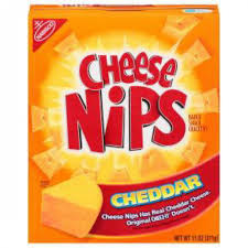 Nabisco Cheese Nips Crackers Box