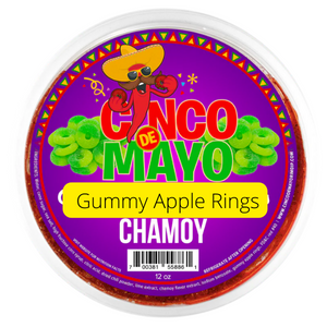 Cinco de Mayo Chamoy with Gummy Apple Rings