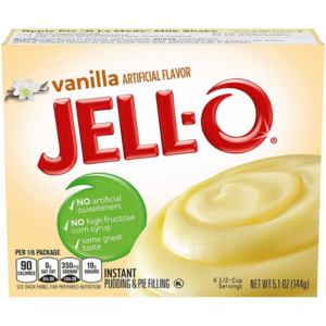 Jell-O Instant Vanilla Pudding 5.1oz  (144g) packet
