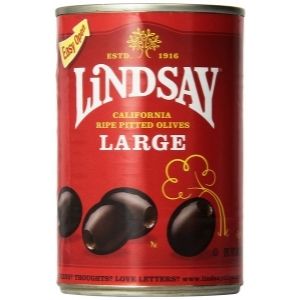 Lindsay Large Pitted Black Olives 170g