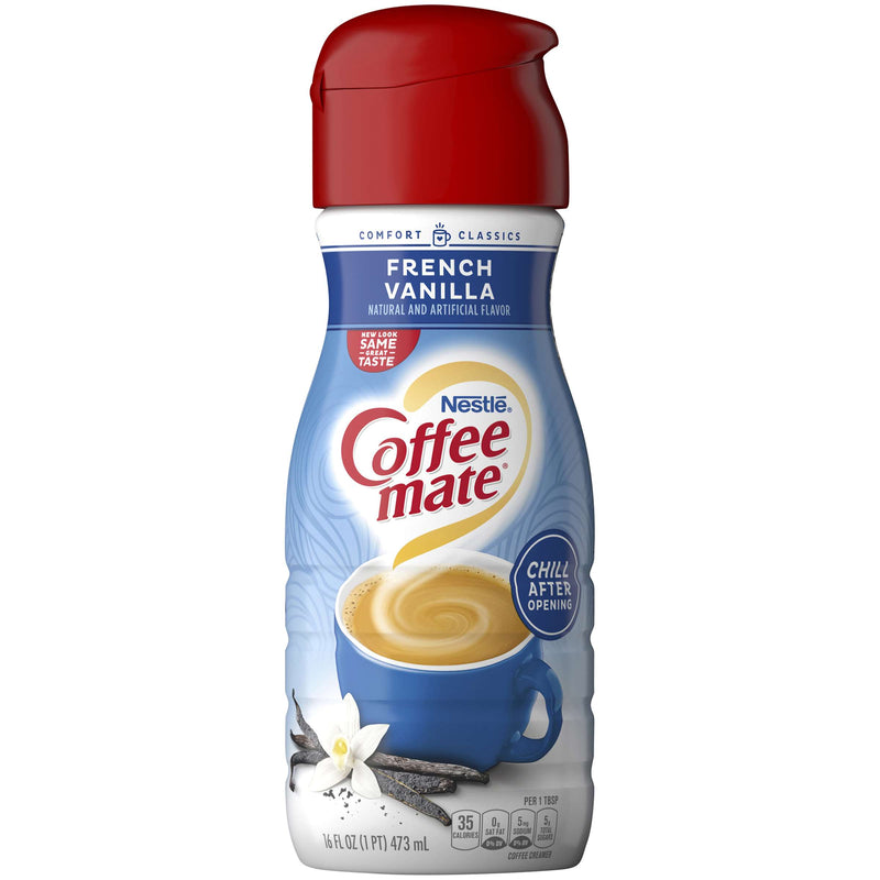 Coffee Mate French Vanilla Liquid Coffee Creamer 16floz