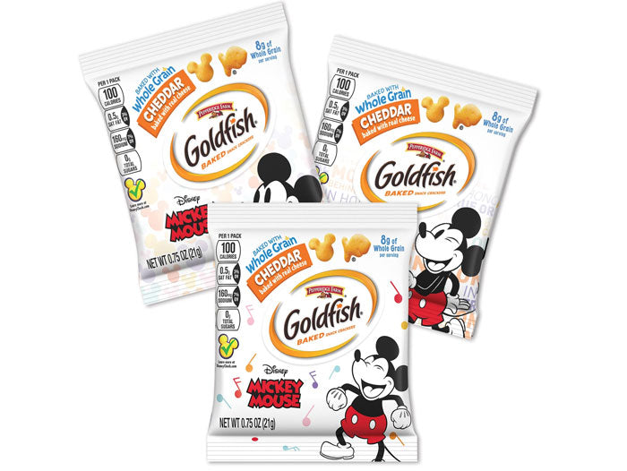 Goldfish Mickey Mouse Cheddar Crackers - single pack