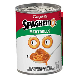 Campbells SpaghettiOs Canned Pasta with Meatballs 443g